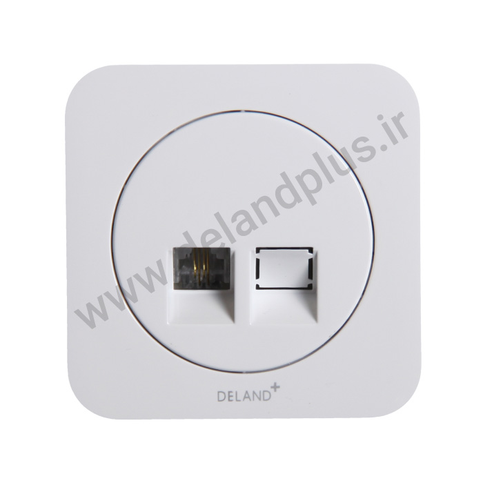 تلفن تک سوکت مدل آدا سفید