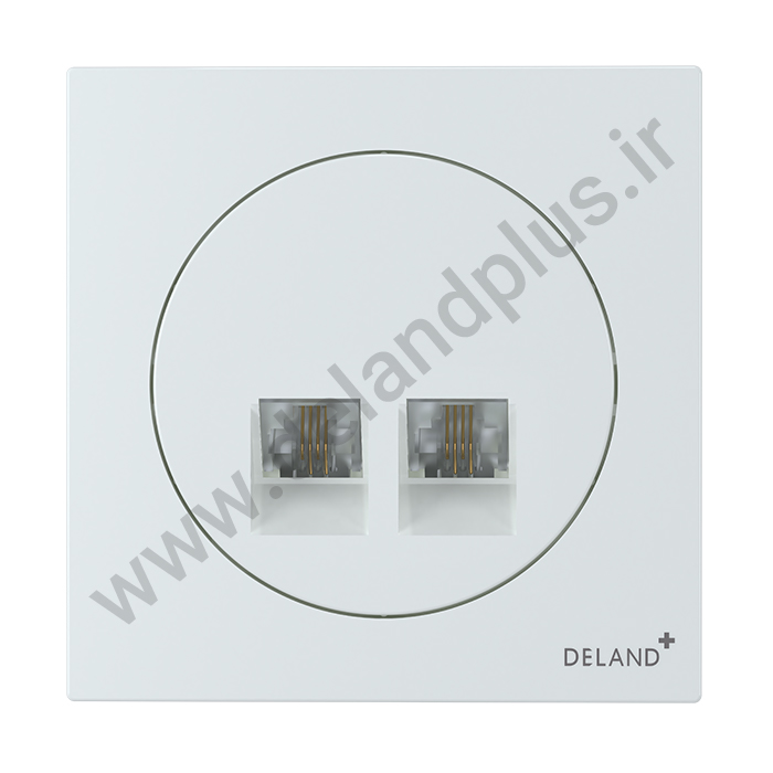 سوکت تلفن دوقلو مدل آوا سوکت تلفن دوقلو مدل آوا