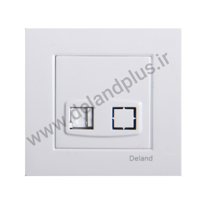 سوکت شبکه cat6 مدل آسا پلاس سفید سوکت شبکه cat6 مدل آسا پلاس سفید