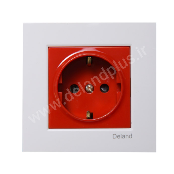 پریز ups ارت دار مدل آسا سفید یک تکه