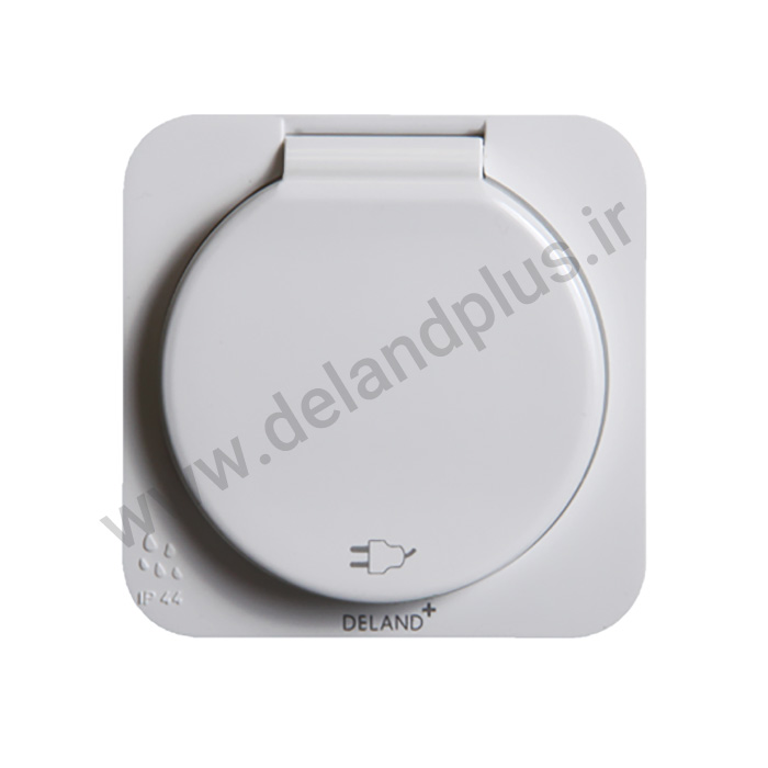 خرید پریز ارت دار مدل بارانی توکار آدا سفید