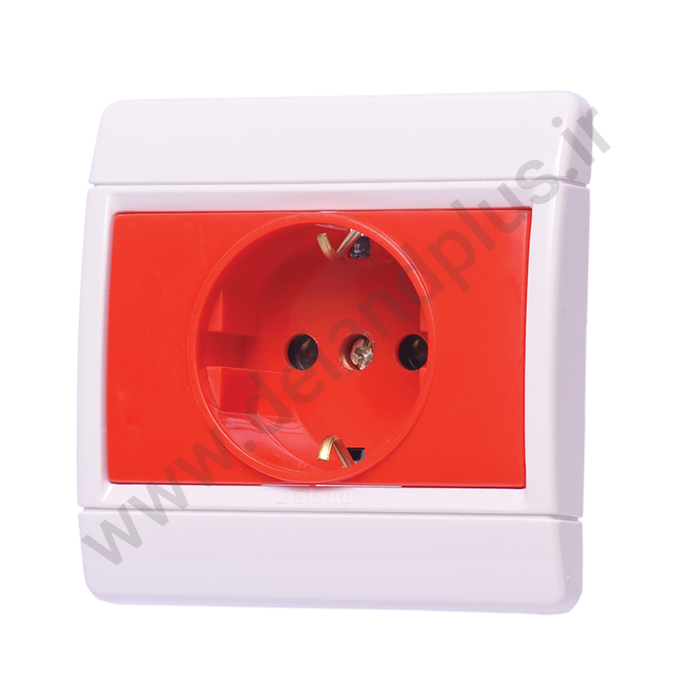 پریز برق ارت دار UPS مدل رایان سفید