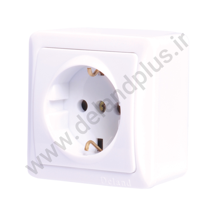 پریز برق ارت دار مدل نسترن پریز برق ارت دار مدل نسترن