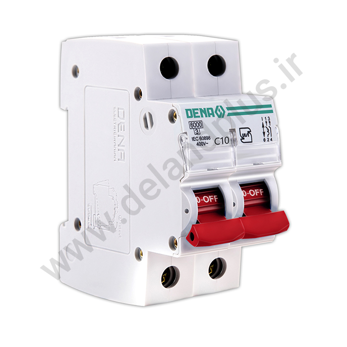 فیوز مینیاتوری دوپل 10 آمپر دناالکتریک فیوز مینیاتوری دوپل 10 آمپر دناالکتریک