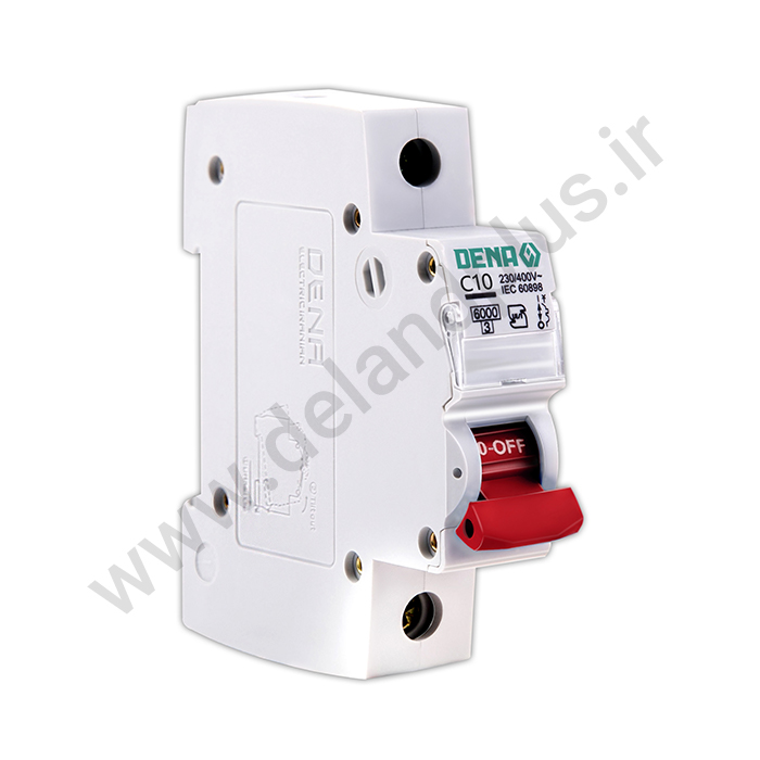 فیوز مینیاتوری تک پل 10 آمپر دناالکتریک