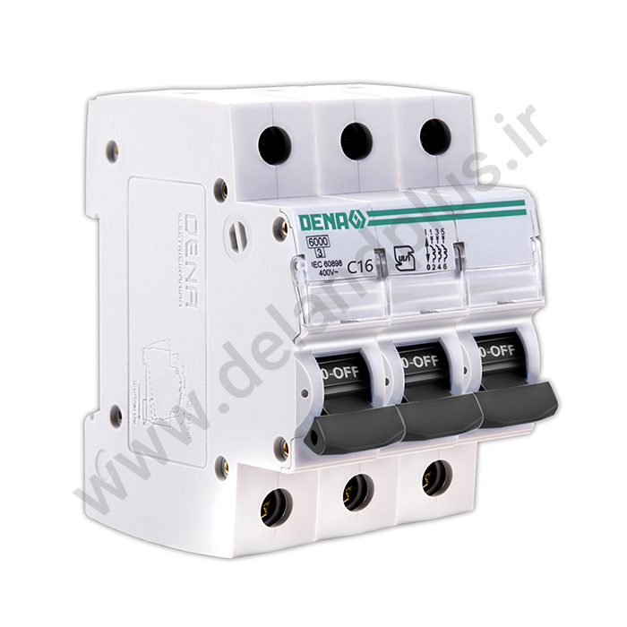 فیوز مینیاتوری سه پل 16 آمپر