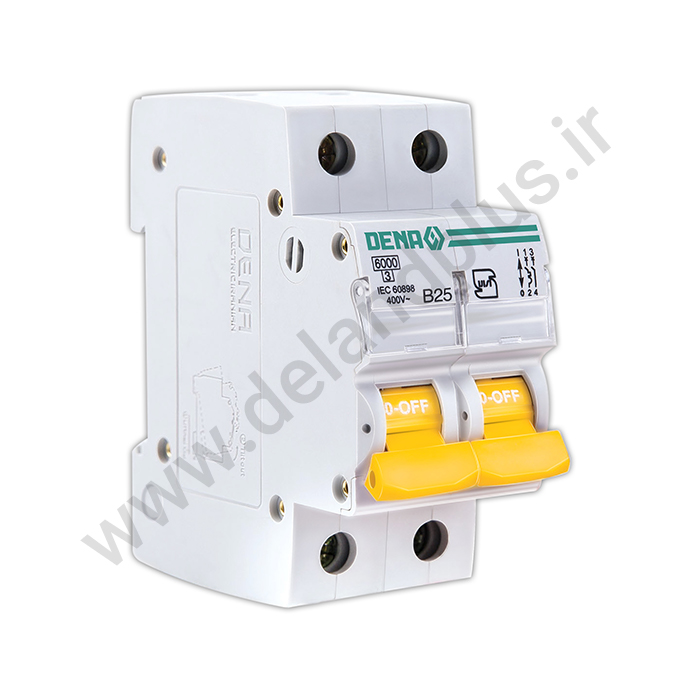 فیوز مینیاتوری دوپل 25 آمپر فیوز مینیاتوری دوپل 25 آمپر