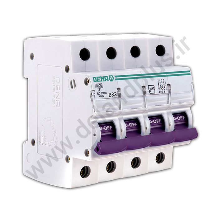 فیوز مینیاتوری چهار پل 32 آمپر فیوز مینیاتوری چهار پل 32 آمپر