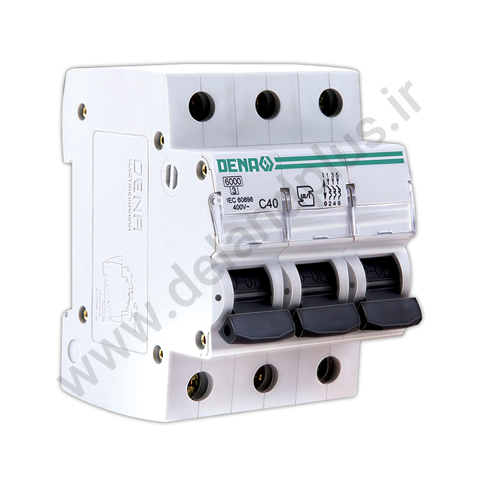 فیوز مینیاتوری سه پل 40 آمپر فیوز مینیاتوری سه پل 40 آمپر