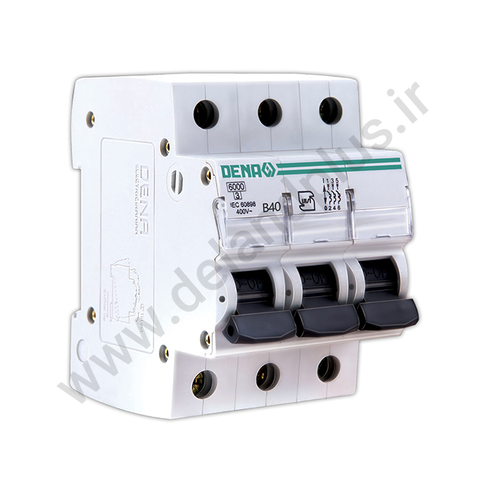 فیوز مینیاتوری سه پل 40 آمپر دناالکتریک