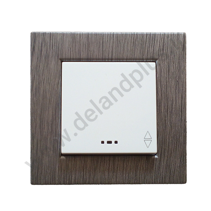 تبدیل کلید تبدیل مدل مکانیزم آسا سفید با قاب چوب