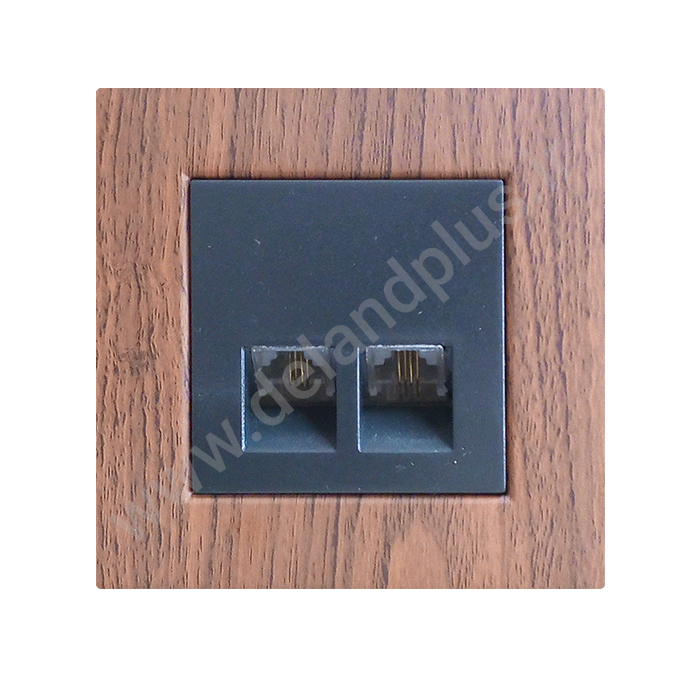 دوقلو چوب سوکت تلفن دوقلو مدل مکانیزم آسا چوب