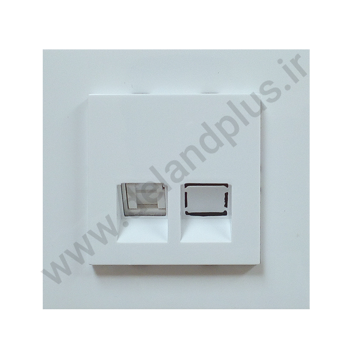 سوکت شبکه Cat6 مدل مکانیزم آسا سفید سوکت شبکه Cat6 مدل مکانیزم آسا سفید