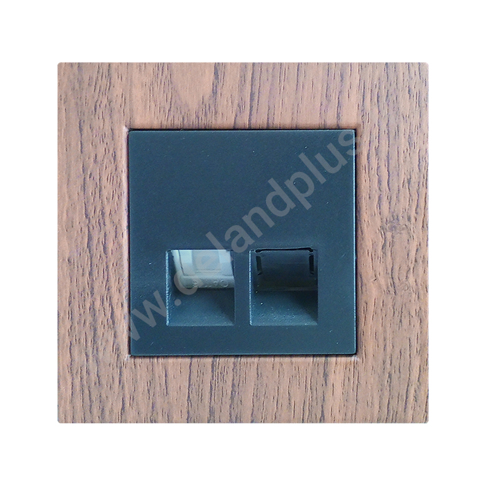 شبکه چوب سوکت شبکه Cat6 مدل مکانیزم آسا چوب