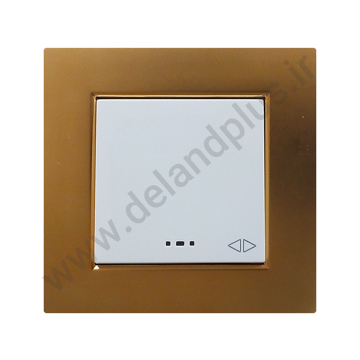 کراکس طلایی کلید کراکس مدل مکانیزم آسا سفید با قاب طلایی