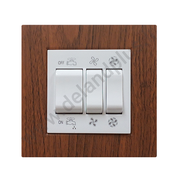 کولرچوب کلید کولر مدل مکانیزم آسا سفید با قاب چوب