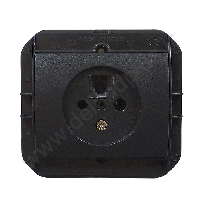 سوکت تلفن دوکاره مدل مکانیزم آریا سوکت تلفن دوکاره مدل مکانیزم آریا