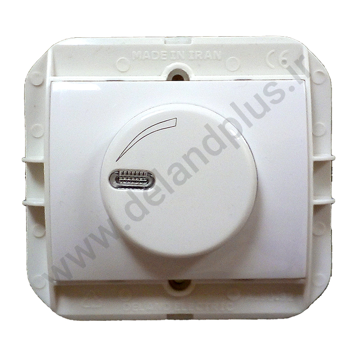 دیمر لامپ 800وات مدل مکانیزم آریا سفید دیمر لامپ 800وات مدل مکانیزم آریا سفید