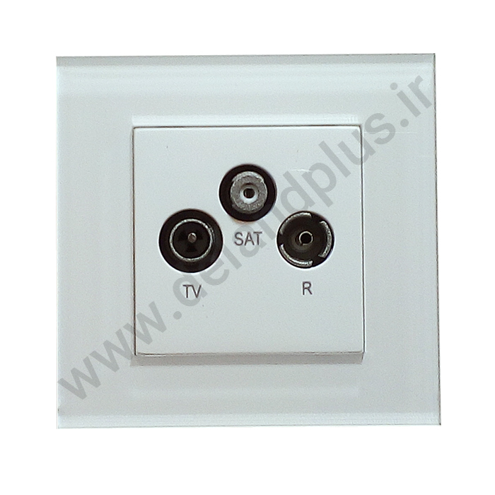 فیش آنتن مرکزی مدل آسا پلکسی سفید فیش آنتن مرکزی مدل آسا پلکسی سفید