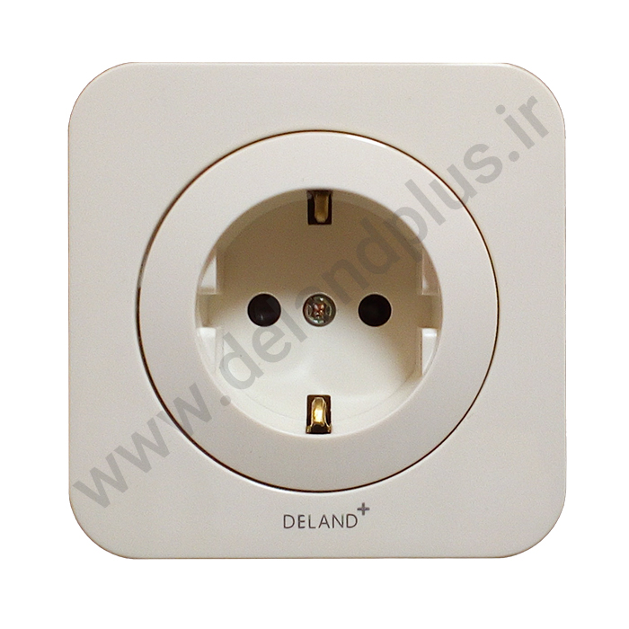 پریز برق ارت دار مدل آدا کرم