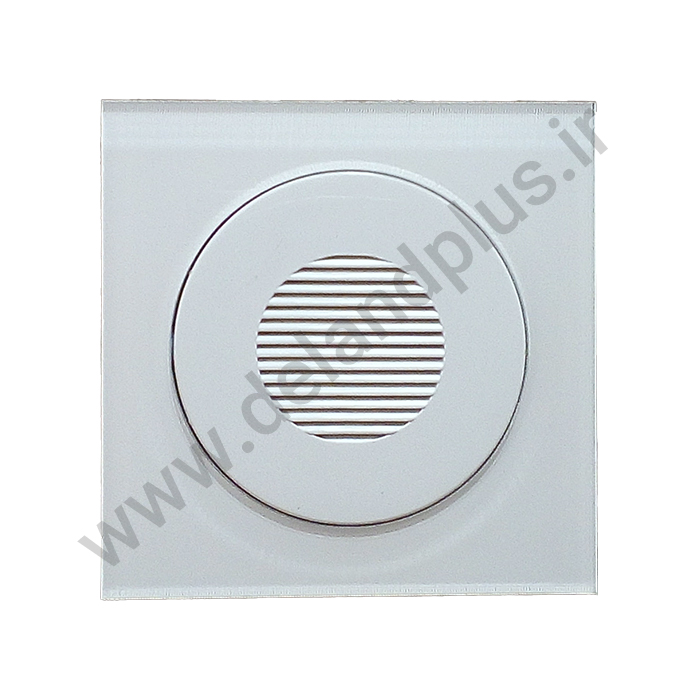 زنگ اخبار مدل آوا پلکسی سفید (مکانیزم قاب)