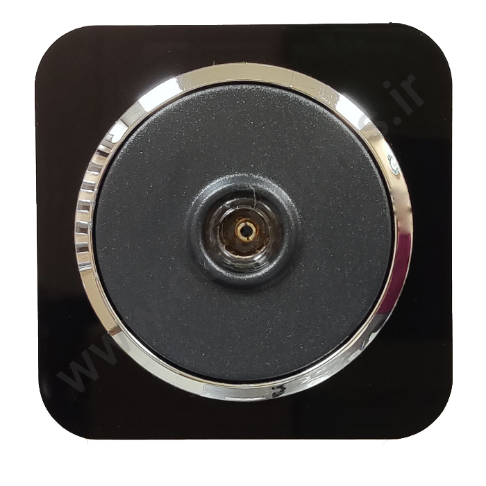 فیش آنتن مدل آدا پلکسی مشکی زه نقره ای (مکانیزم قاب زه نقره ای)