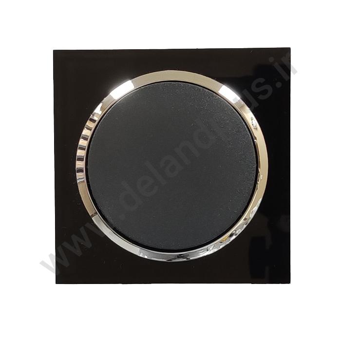 کلید یک پل مدل آوا پلکسی مشکی زه نقره ای