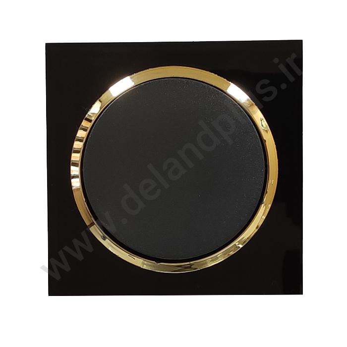 کلید یک پل مدل آوا پلکسی مشکی زه طلایی