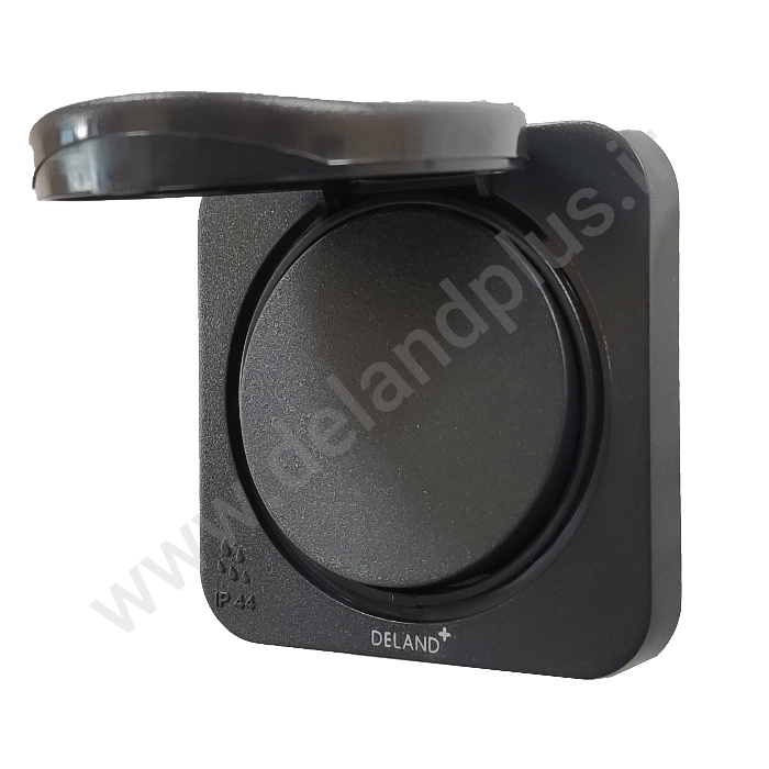 کلید یک پل مدل بارانی توکار آدا مشکی