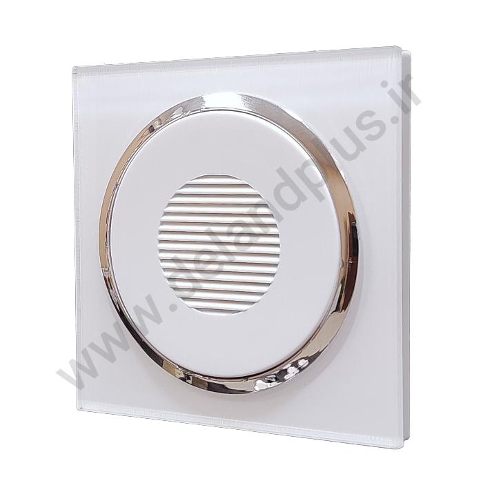 زنگ اخبار مدل آوا پلکسی سفید زه نقره ای (مکانیزم قاب زه نقره ای)