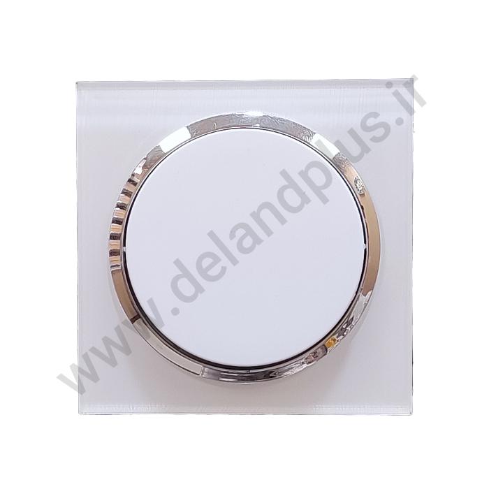 کلید یک پل مدل آوا پلکسی سفید زه نقره ای