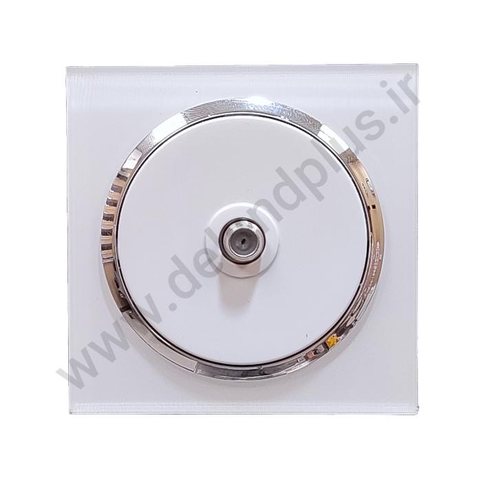 ماهواره-آوا-زه-نقره-ای فیش ماهواره تکی مدل آوا پلکسی سفید زه نقره ای