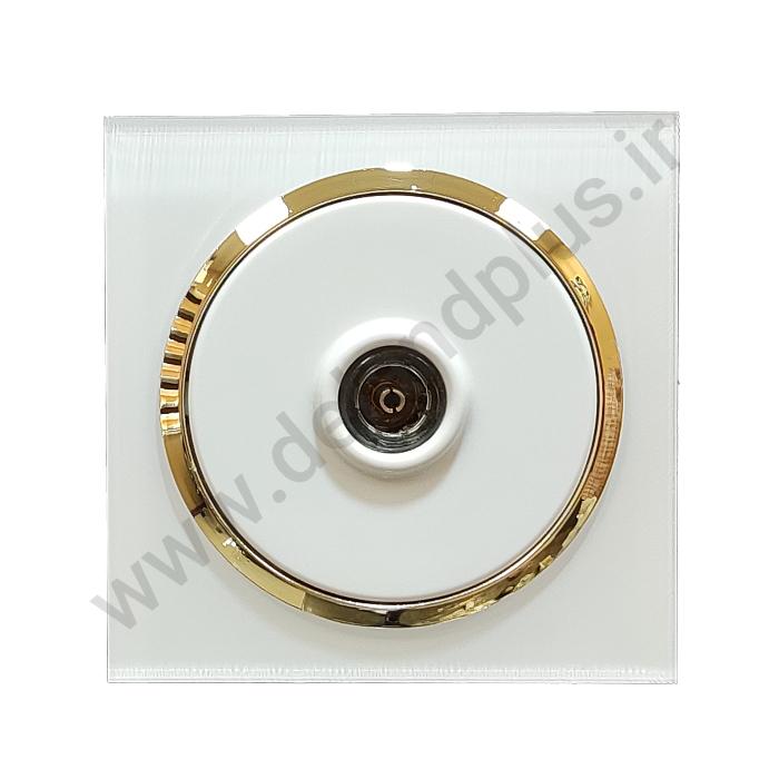 آنتن-آوا-زه-طلایی فیش آنتن مدل آوا پلکسی سفید زه طلایی