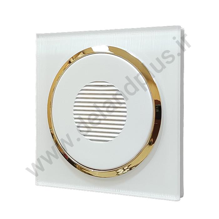 اخبار-آوا-زه-طلایی-1 زنگ اخبار مدل آوا پلکسی سفید زه طلایی دلند پلاس