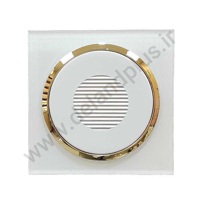 اخبار-آوا-زه-طلایی زنگ اخبار مدل آوا پلکسی سفید زه طلایی